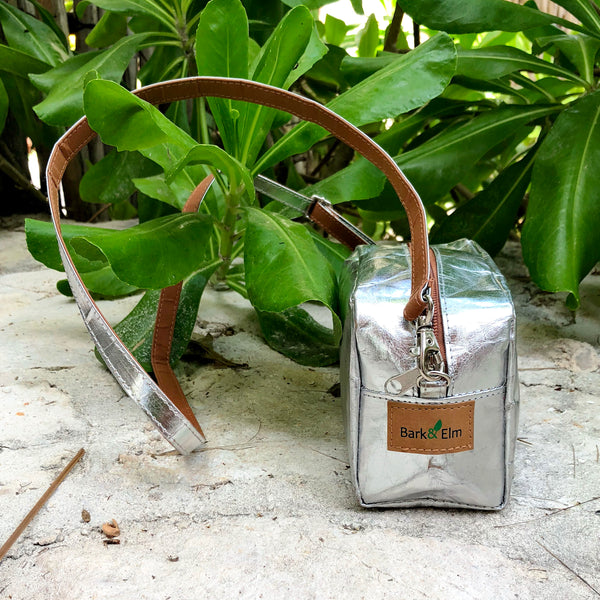 Ivy Petite Shoulder Bag - Metallic Silver