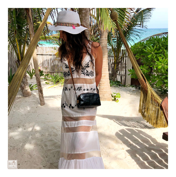 Ivy Petite Shoulder Bag - Metallic Black