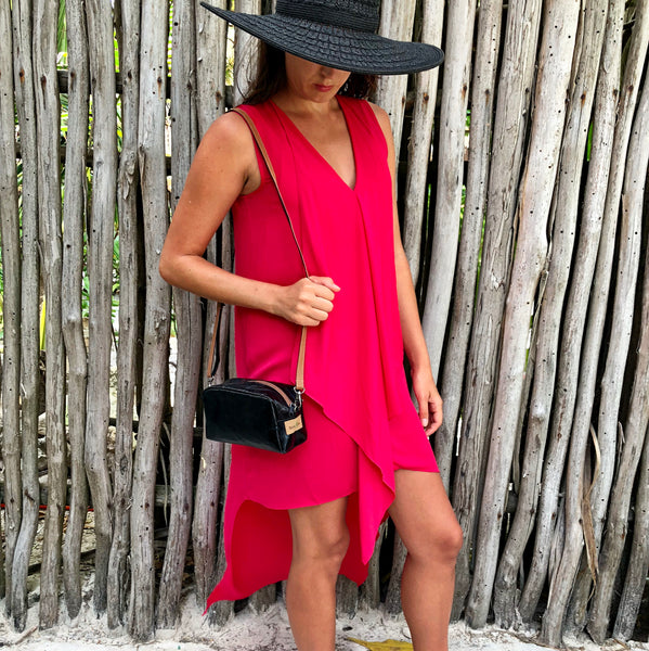 Ivy Petite Shoulder Bag - Metallic Black